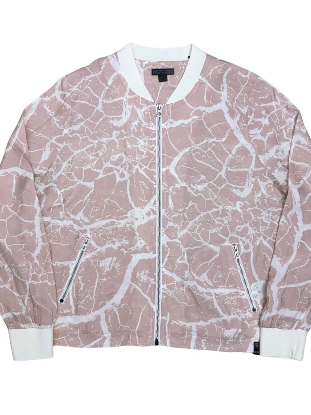 Rudsak Luxury Light Jacket Bomber Ultra Lightweight Pink Womens Large